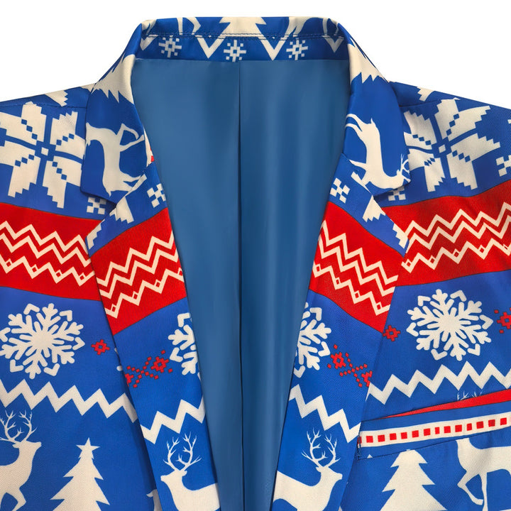 Herren festlicher Weihnachts-Blazer Aliams