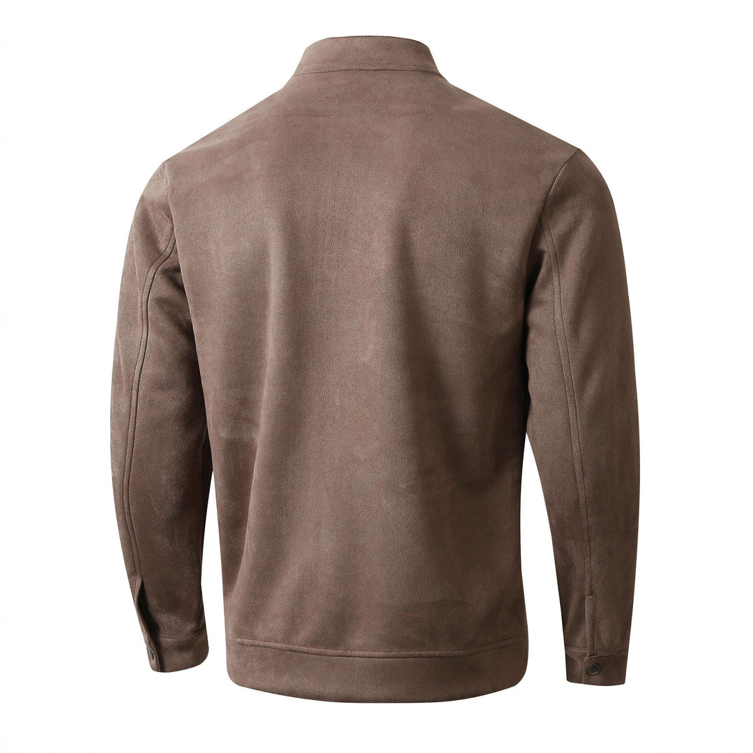 Herren Fleecejacke mit modernem Stehkragen und weichem Innenfutter Aliams