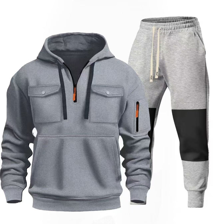 Herren funktionaler Sweatshirt- und Jogginghosen-Set Aliams