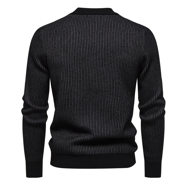 Herren hochwertiger Rollkragenpullover mit strukturiertem Design Aliams