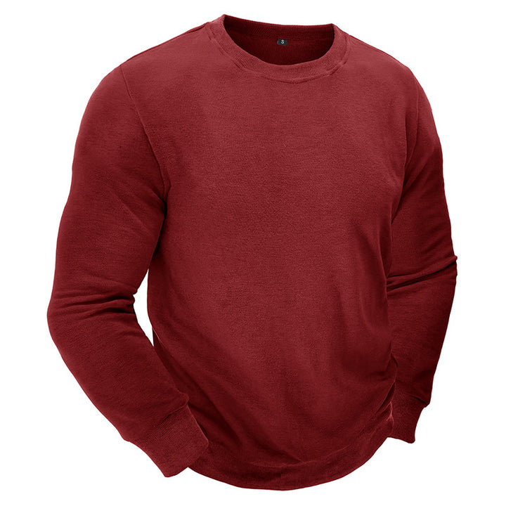 Herren Bequemer Rundhals Sweatshirt Aliams