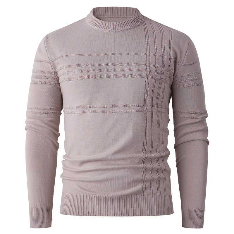 Herren feiner Strickpullover mit strukturiertem Design Aliams