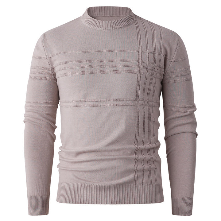 Herren feiner Strickpullover mit strukturiertem Design Aliams