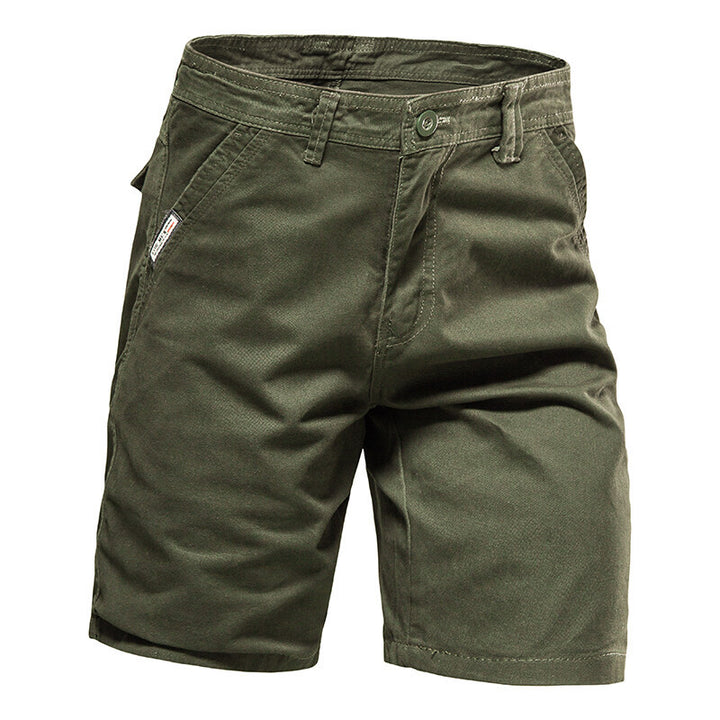 Herren elegante Baumwoll-Shorts mit praktischen Taschen Aliams