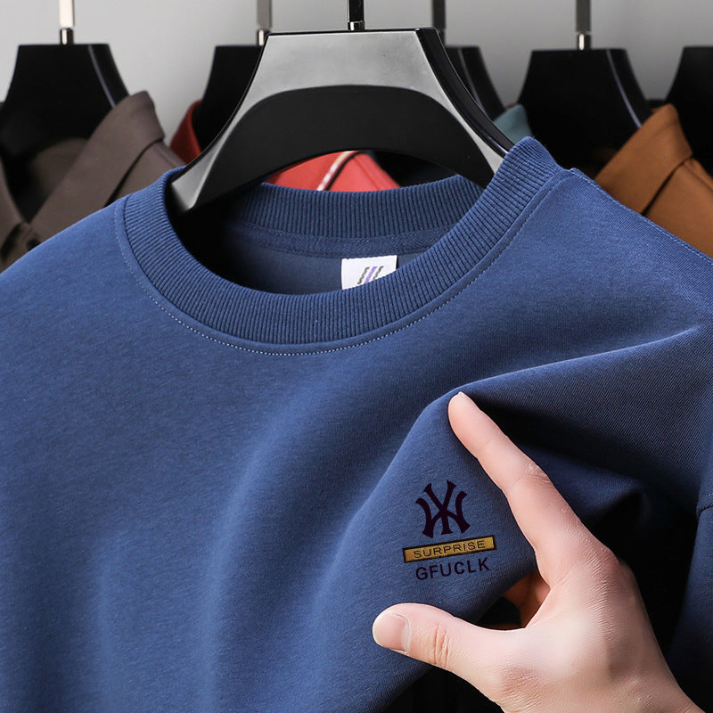 Herren Freizeit Sweatshirt mit stilvollem Rundhalsausschnitt Aliams