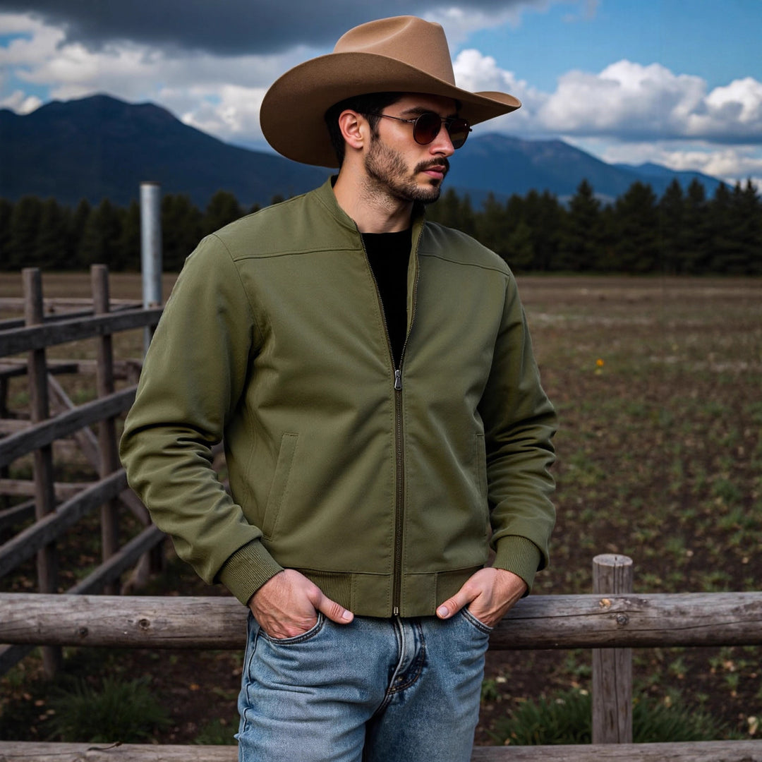 Herren sportliche Bomberjacke mit eleganten Details Aliams