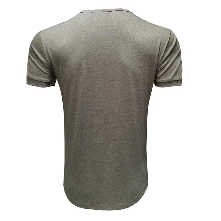 Herren Rundhals T-Shirt mit atmungsaktiver Baumwolle Aliams