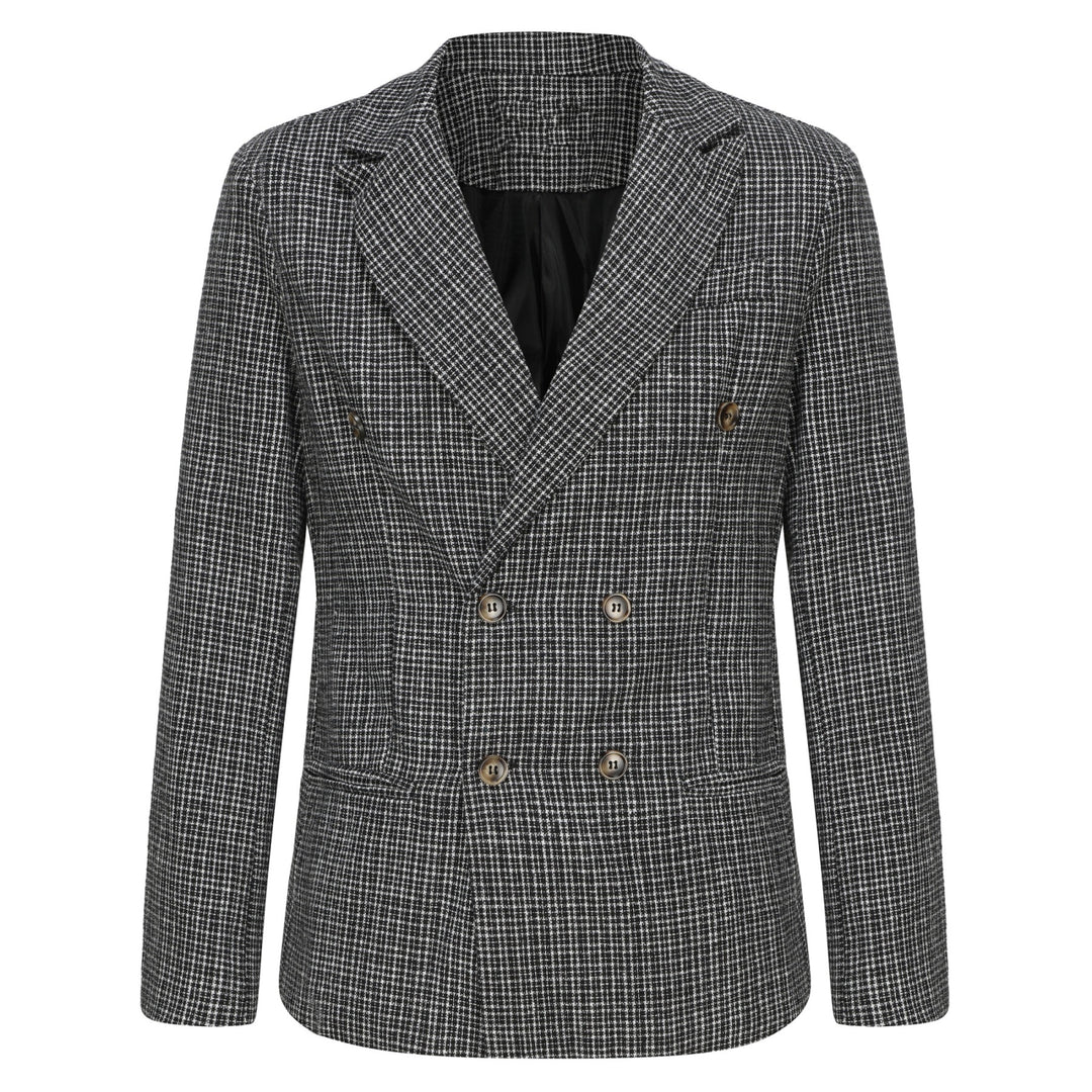 Herren Eleganter Karo-Bundle Blazer Aliams
