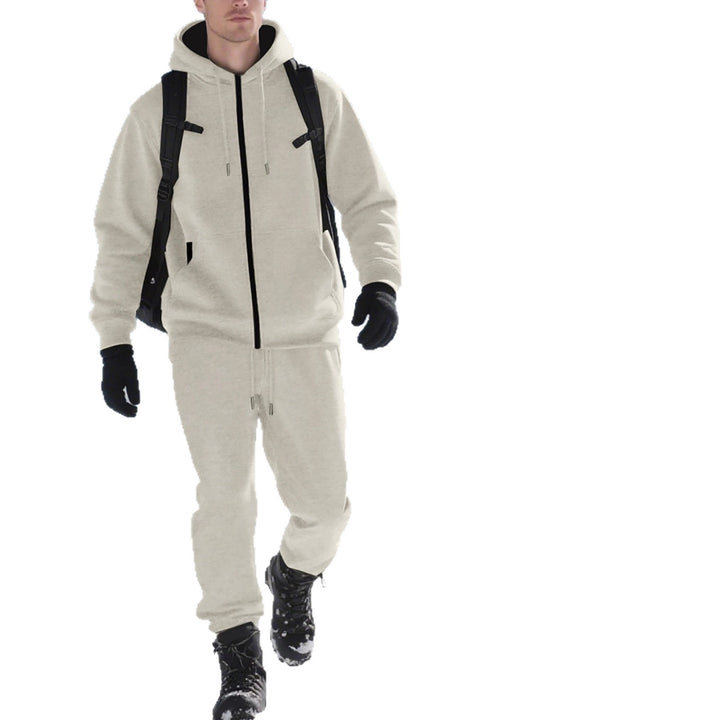 Herren sportliches Freizeitanzug mit modernem Design und praktischen Taschen Aliams