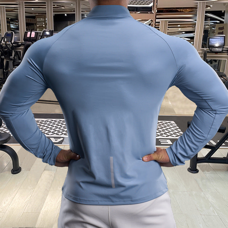 Herren Funktionsshirt mit Half-Zip und Raglanärmeln Aliams