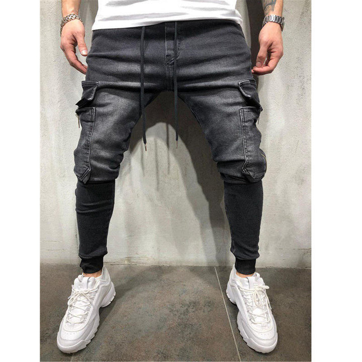 Herren Cargo-Jogginghose mit modischem Slim-Fit Schnitt und praktischen Taschen Aliams