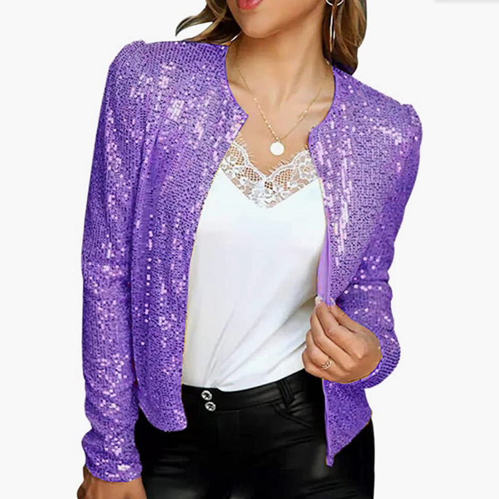 Damen Glitzernde Strickjacke Aliams
