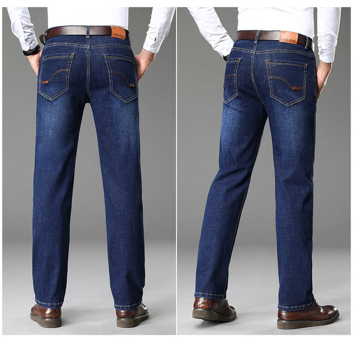 Herren klassische Jeans im lässigen Business-Stil mit besonders bequemer Passform Aliams