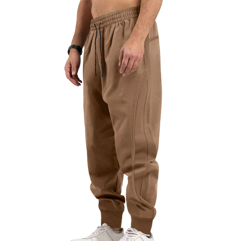 Herren sportliche Jogginghose mit elastischem Bund und Taschen Aliams