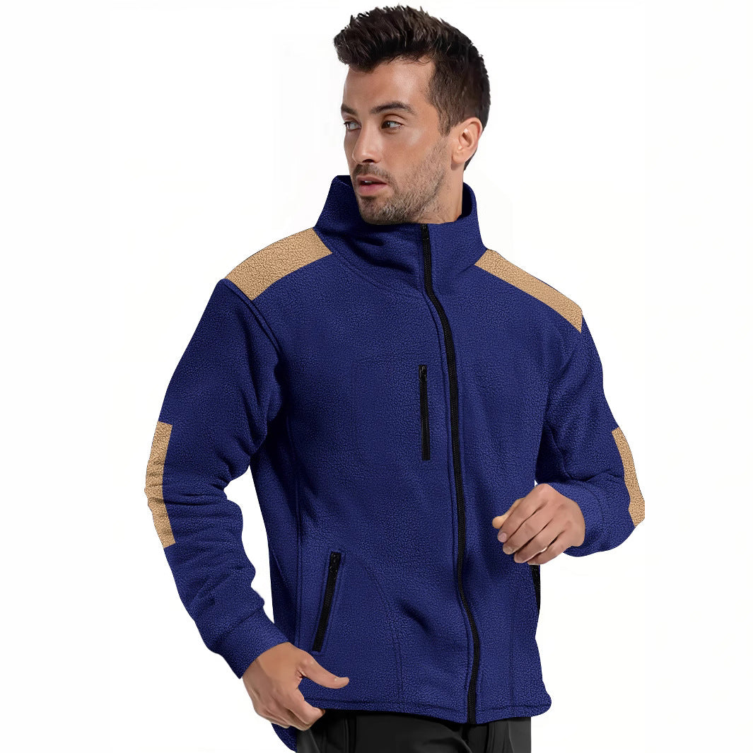 Herren Fleecejacke mit praktischen Reißverschlusstaschen Aliams