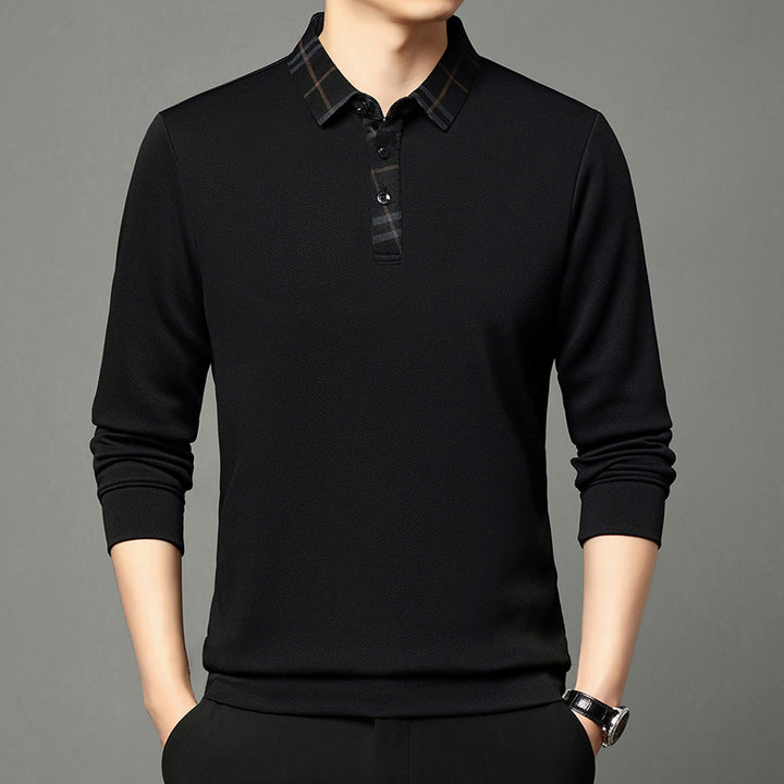 Herren funktionales Poloshirt mit strukturiertem Kragen Aliams