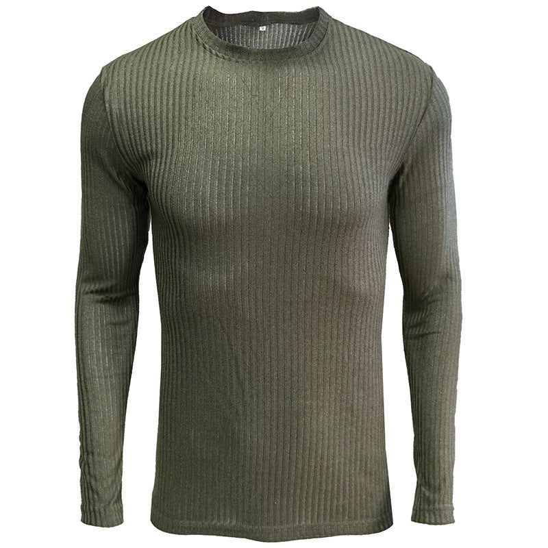Herren elastisches Ripp-Longsleeve Aliams