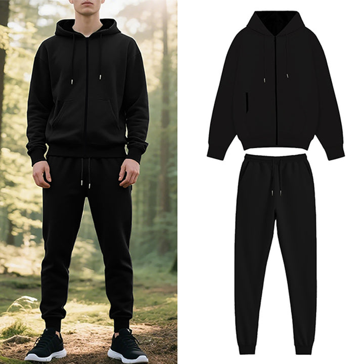 Herren Sportanzug mit stylischem Kapuzenpullover und bequemen Jogginghosen Aliams