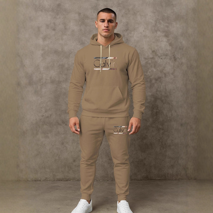 Herren Sportlicher Hoodie mit passenden Jogginghosen Aliams