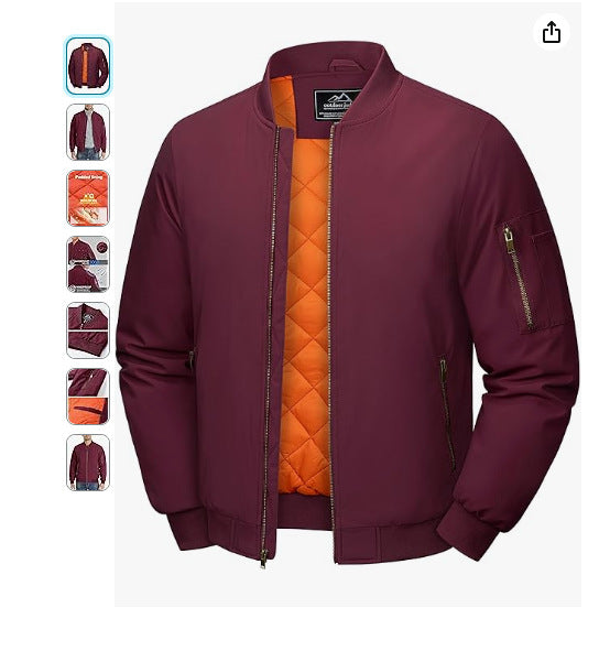 Herren bomber Jacke Aliams