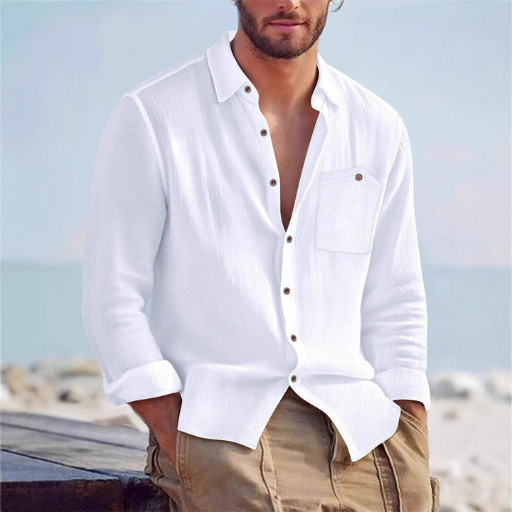 Herren Freizeit-Hemd mit lässiger Passform und praktischer Brusttasche Aliams