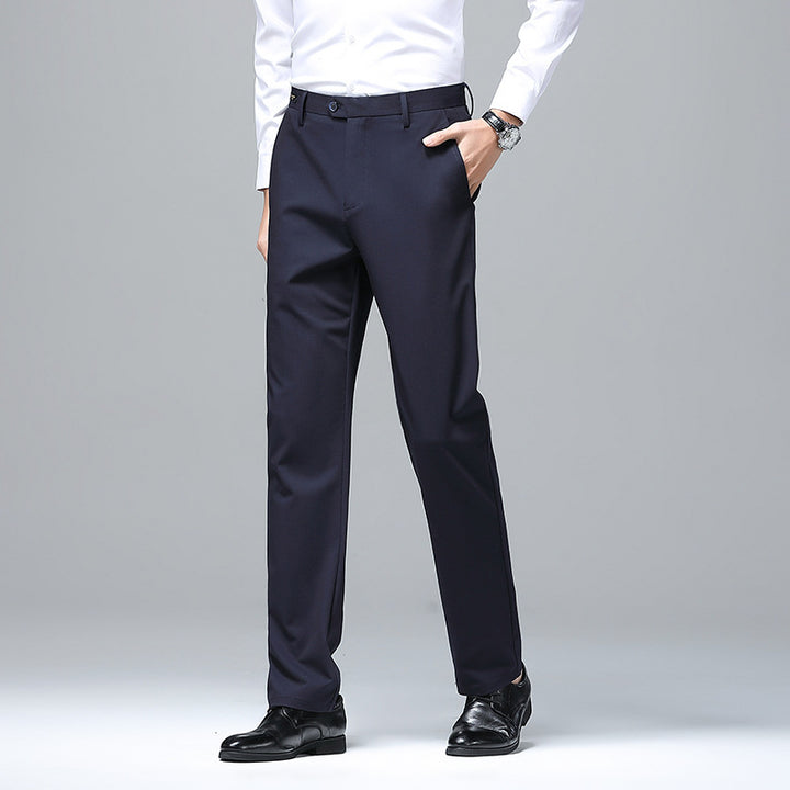 Herren elegante Business-Hose mit feiner Struktur Aliams