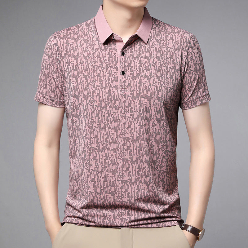 Herren Poloshirt mit strukturiertem Gewebe und modernem Kragen Aliams