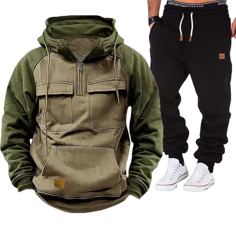 Herren Funktionspullover mit praktischen Taschen Aliams