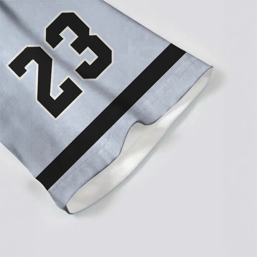 Herren Sportliches Basketball-T-Shirt mit auffälligem Grafikdruck Aliams