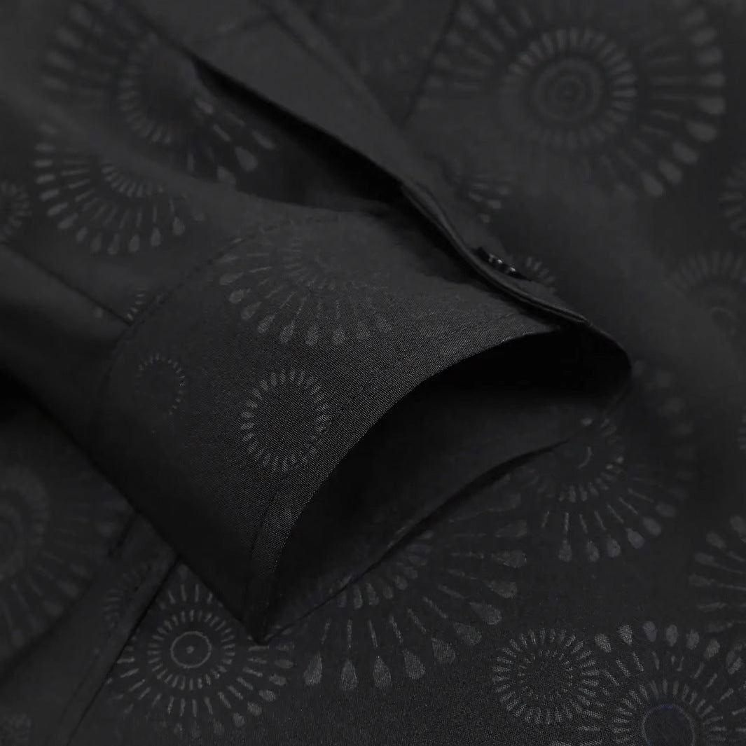 Herren Hemd mit feinem Musterdruck Aliams