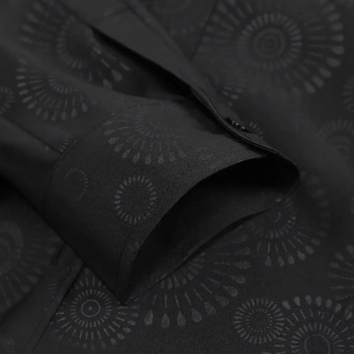 Herren Hemd mit feinem Musterdruck Aliams