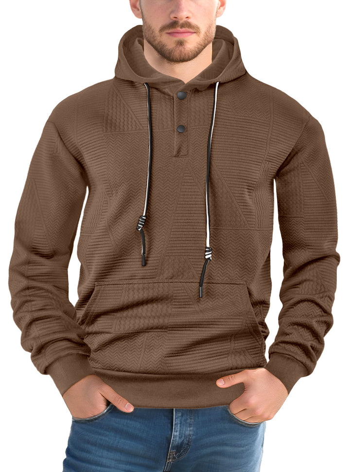 Herren Hoodie mit strukturiertem Design Aliams