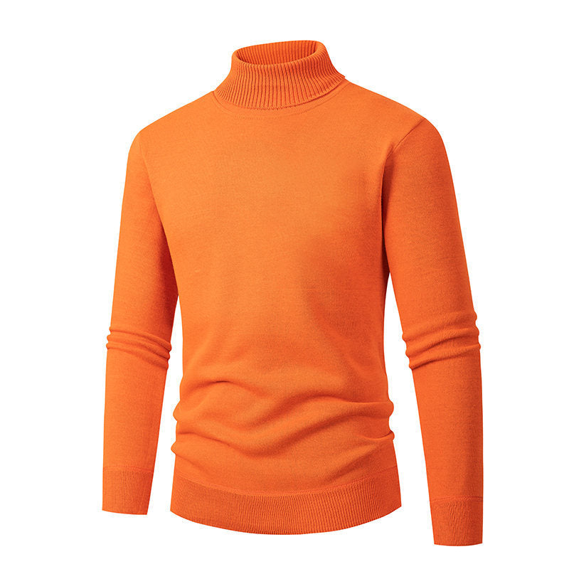 Herren eleganter Rollkragenpullover aus hochwertigem Material Aliams
