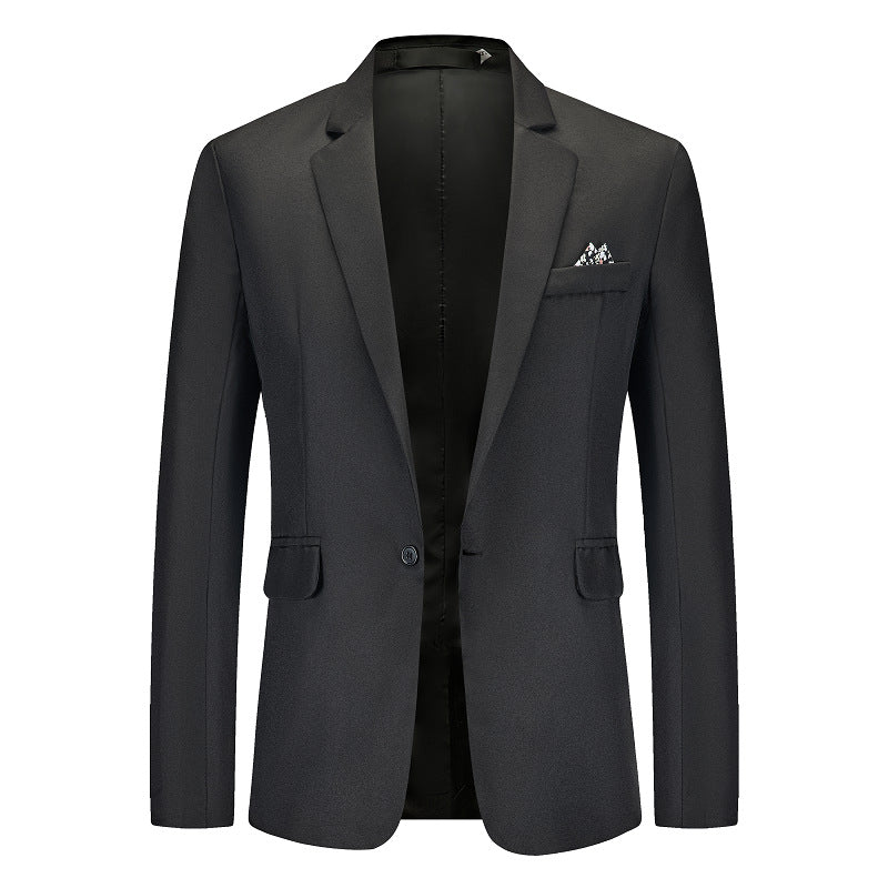 Herren Eleganter Anzugblazer mit feiner Struktur und modernem Schnitt Aliams