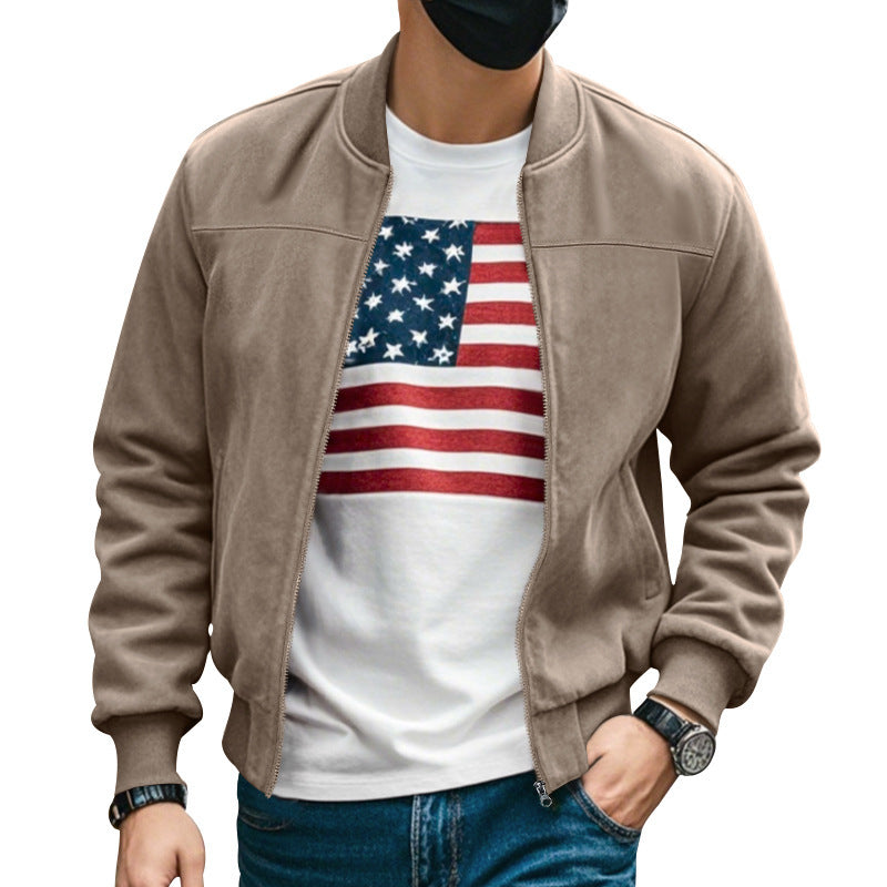 Herren sportliche Bomberjacke mit atmungsaktiven Eigenschaften und stylischem Schnitt Aliams