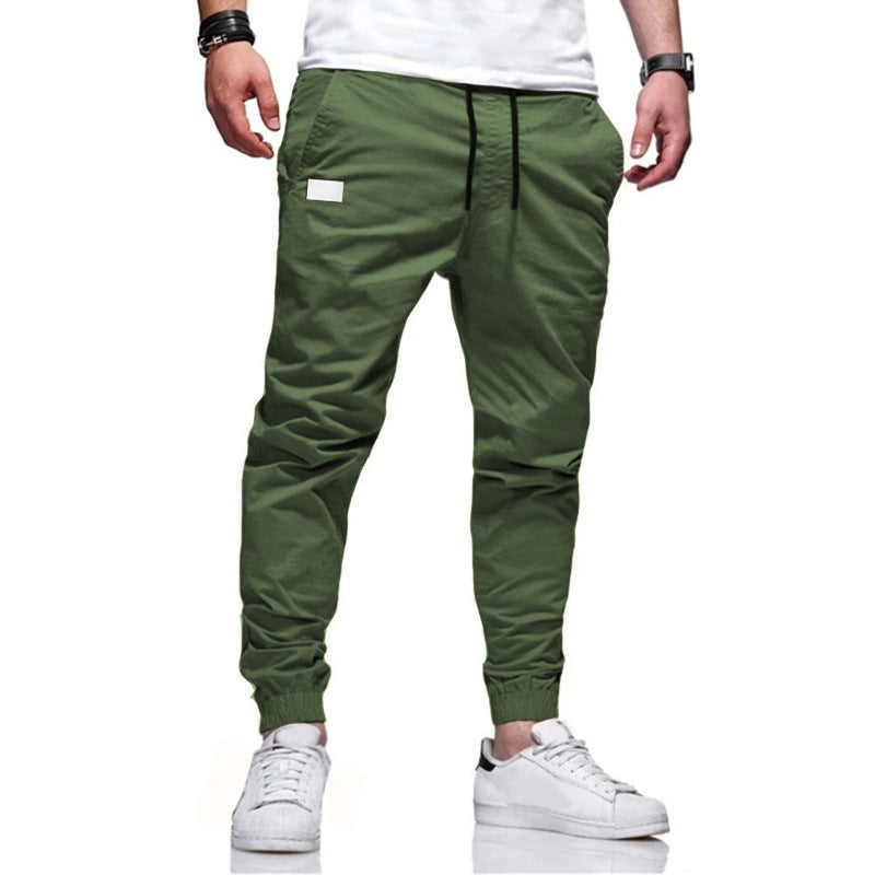 Herren Bequeme und stylische Freizeit-Hose mit Gummizug und praktischen Taschen Aliams