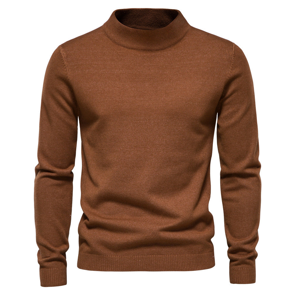 Herren Eleganter Rollkragenpullover aus hochwertiger Wolle Aliams