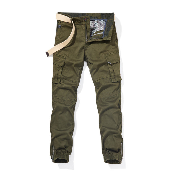 Herren Cargo-Hose mit praktischen Taschen und elastischem Bund Aliams