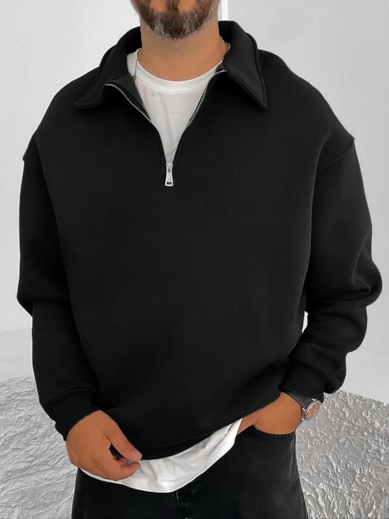 Herren Sweatshirt mit Stehkragen Aliams