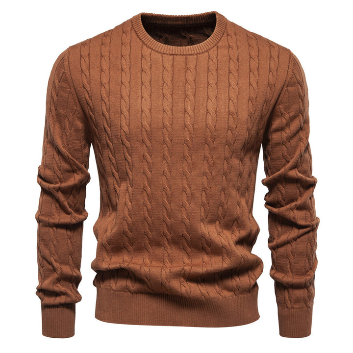 Herren Gemusterter Strickpullover Aliams