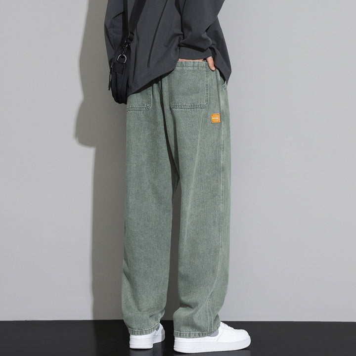 Herren lässige weite Jeanshose Aliams