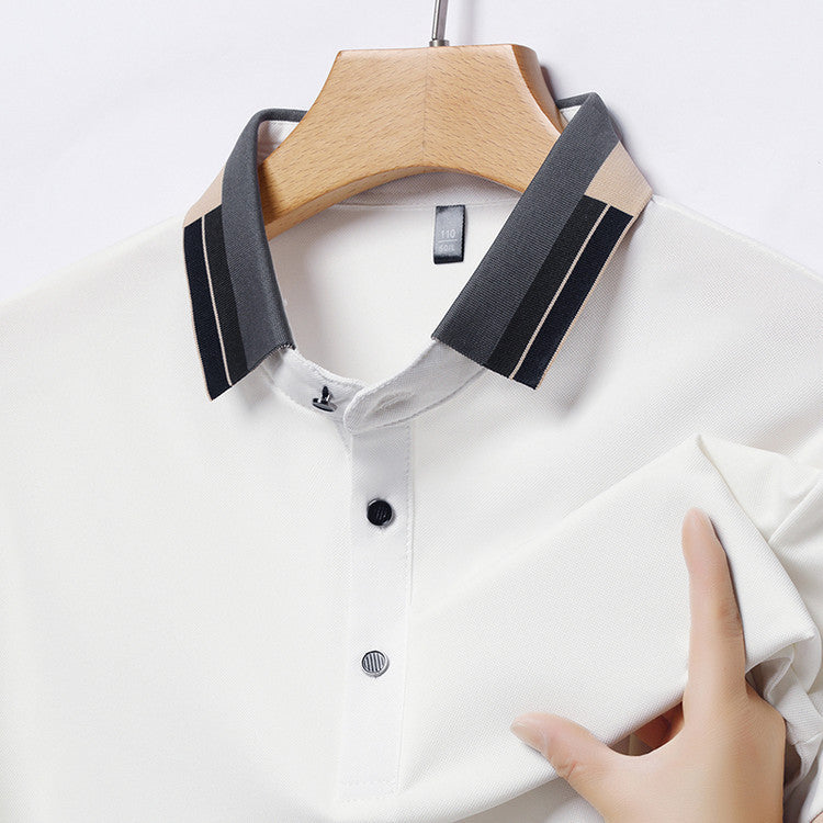 Herren stilvolles Poloshirt mit modernem Kragen und eleganten Akzenten Aliams