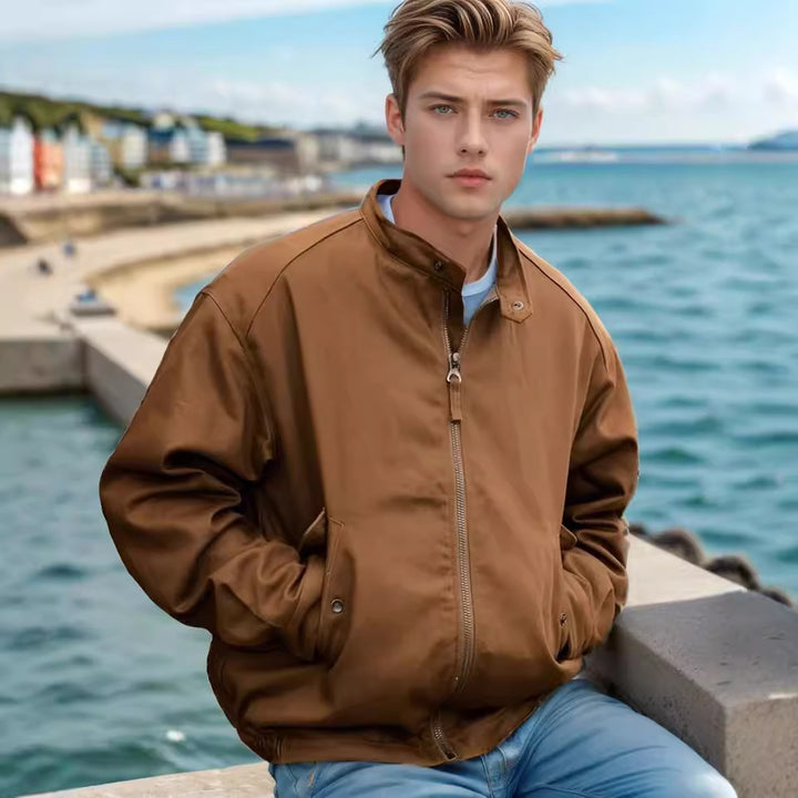 Herren vielseitige Outdoor-Jacke mit praktischen Taschen und wetterfestem Material Aliams