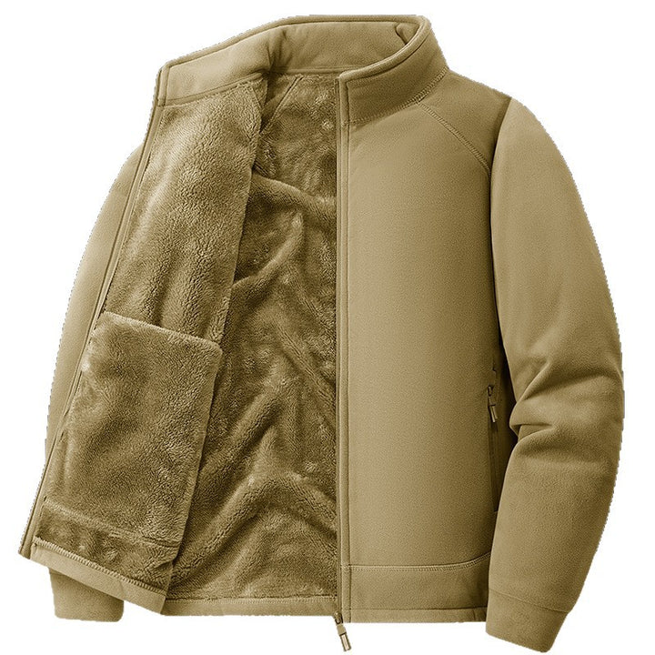 Herren Fleecejacke mit weichem Innenfutter und praktischem Reißverschluss Aliams