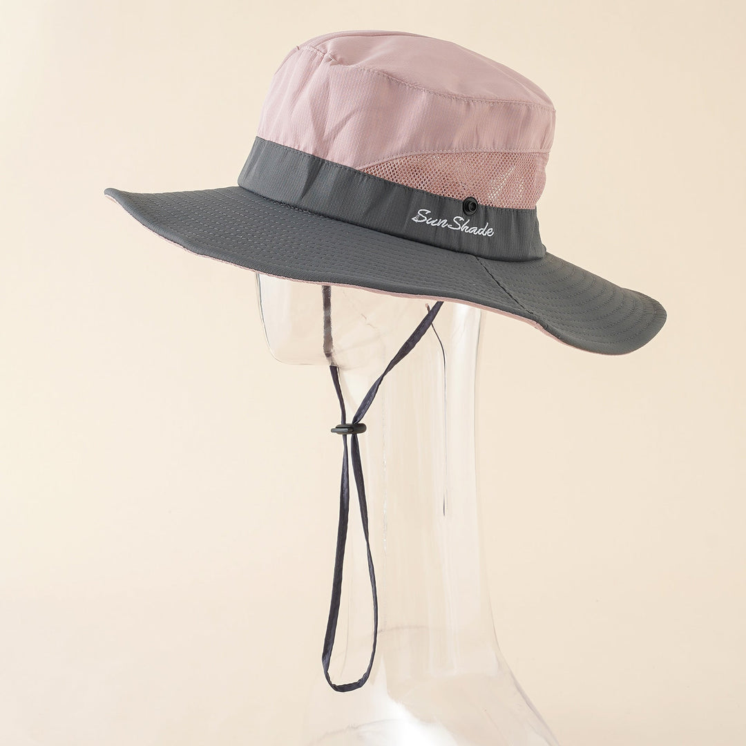Damen Sonnenschutz-Hut mit Verstellbarem Kinnband und Atmungsaktiver Netzstruktur Aliams
