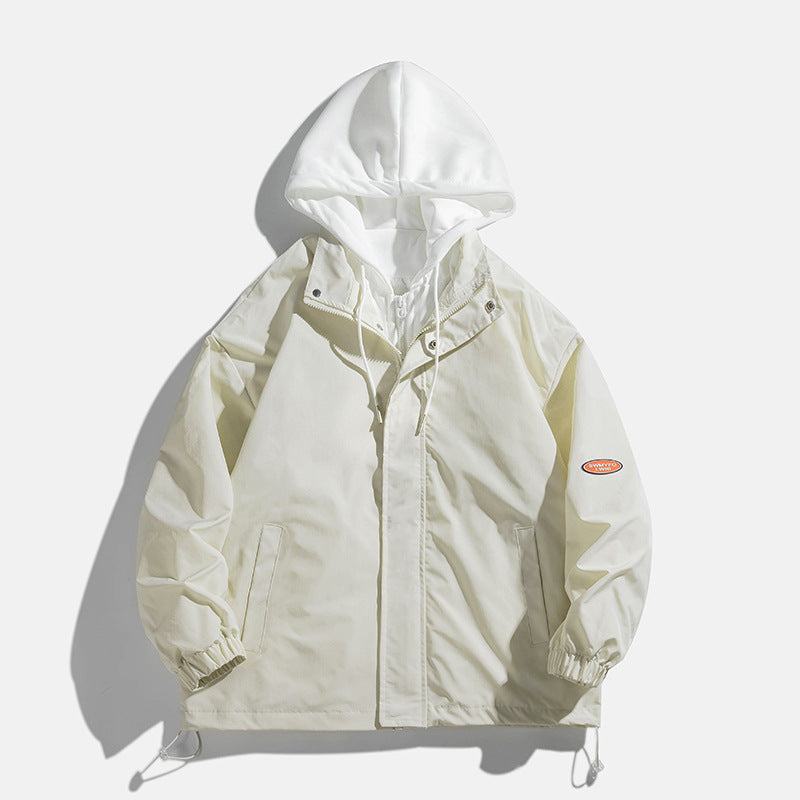 Unisex Übergangsjacke mit Kapuze und atmungsaktivem Innenfutter Aliams
