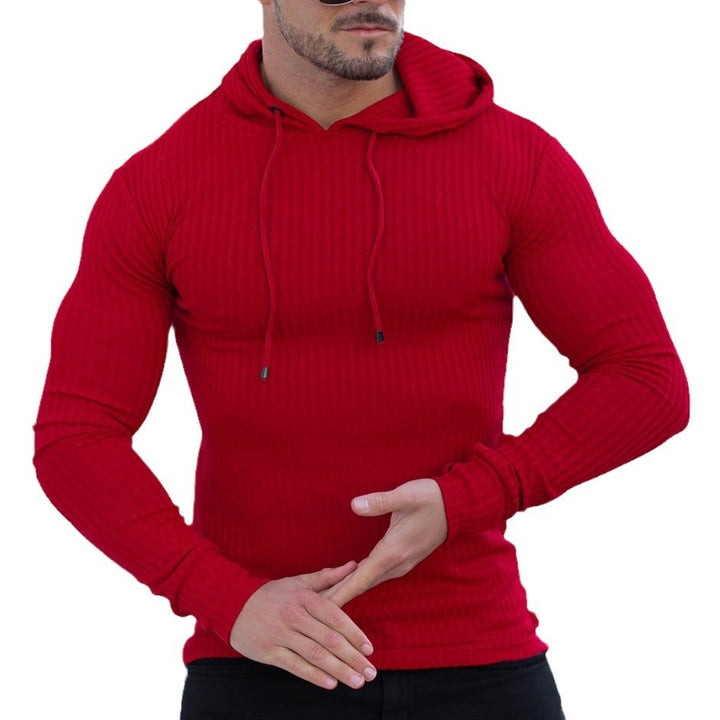 Herren Hoodie mit feuchtigkeitsregulierender Baumwollmischung und strukturiertem Design Aliams