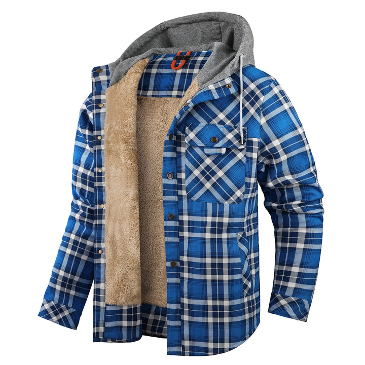 Herren Flanelljacke mit weichem Futter Aliams
