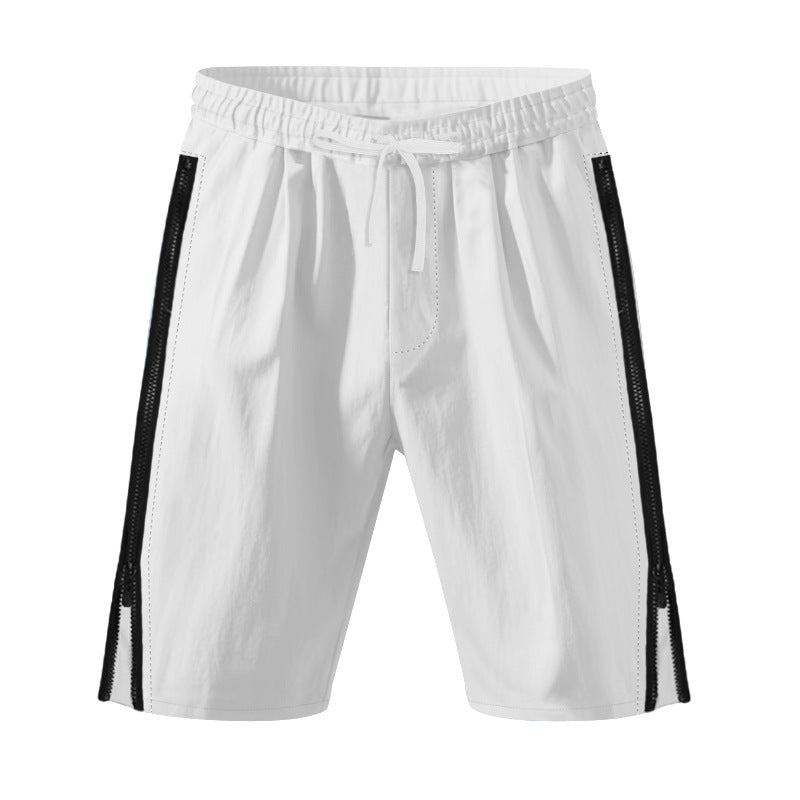 Herren sportliche Shorts mit atmungsaktiven Seiteneinsätzen Aliams