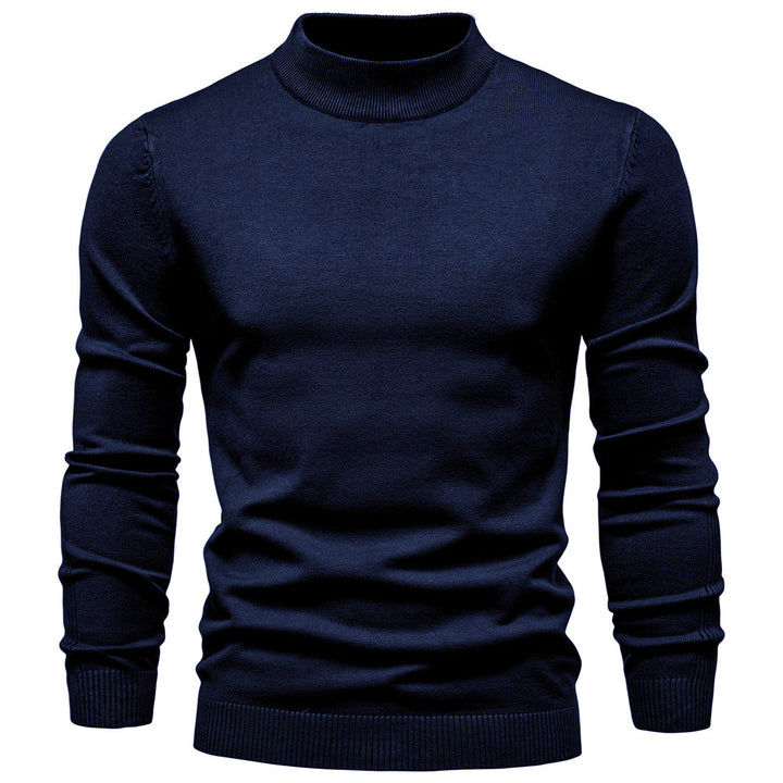 Herren Rollkragenpullover aus weichem Strickmaterial mit feiner Rippstruktur Aliams